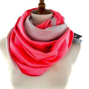NEW Nike Golf Dri-Fit Neon Coral Pink Infinity Scarf